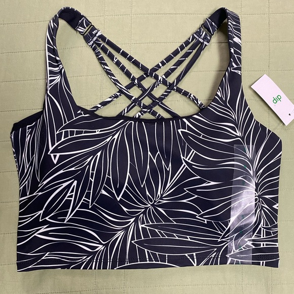 DIP NWT SUPER CUTE SPORTS BRA - Picture 1 of 2